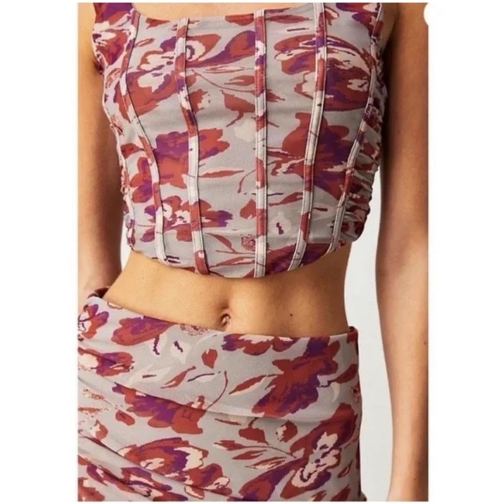 Free People Galaxy Corset Set
